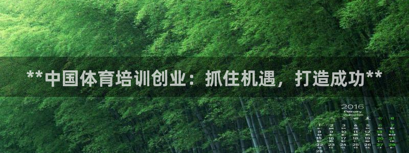 欧陆娱乐计划预测软件：**中国体育培训创业：抓住机遇