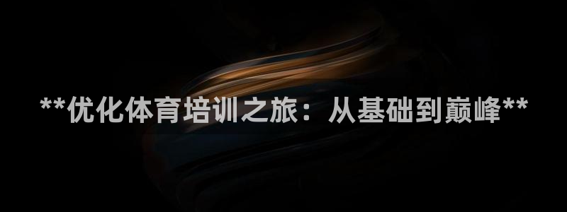 欧陆平台：**优化体育培训之旅：从基础到巅峰**